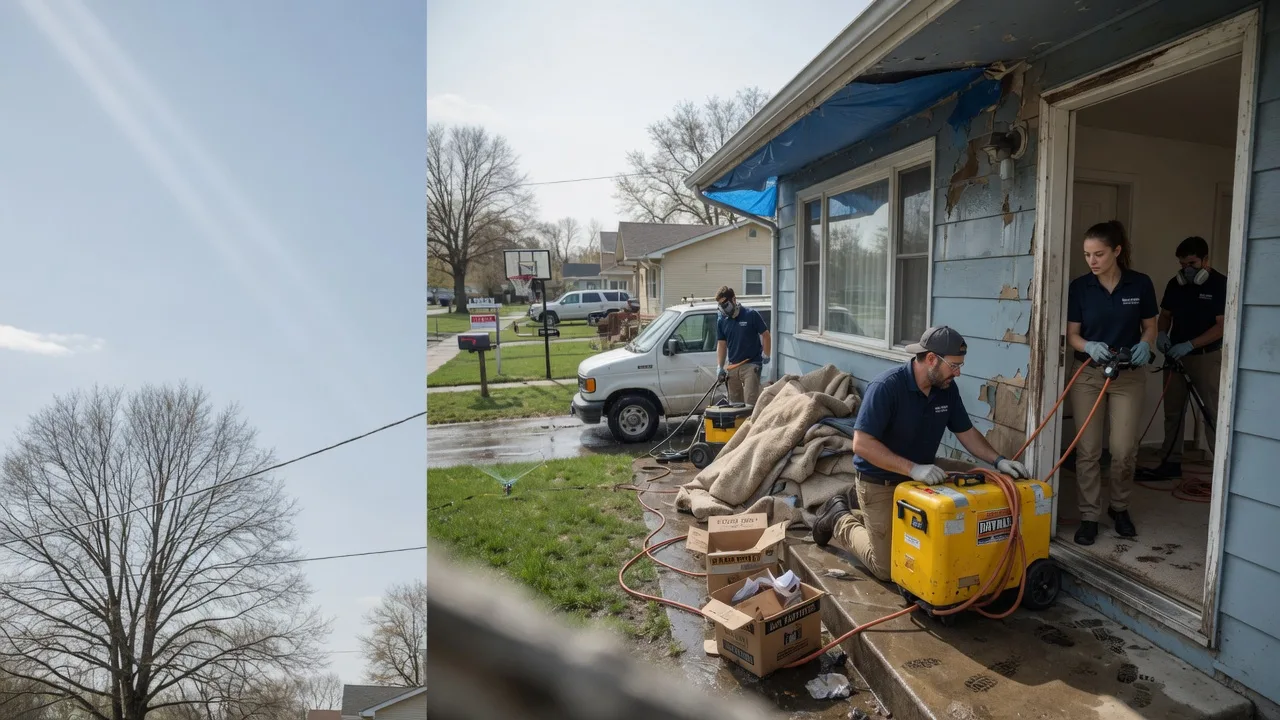 Basement Flood Cleanup in Fombell, PA near me